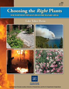 Front cover of Choosing the Right Plants guide for the Lake Tahoe Basin.